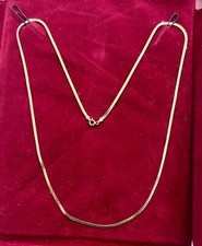 Herringbone necklace 14k for sale  Derby