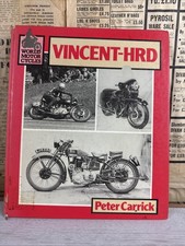 Vincent hrd motorcycles for sale  UK
