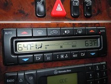 UNIDADE DIGITAL DE CONTROLE CLIMÁTICO MERCEDES W210 97-03 E300 E320 E430 E55 A/C calor  comprar usado  Enviando para Brazil