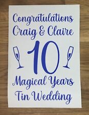 Personalised congratulations y for sale  BURY ST. EDMUNDS