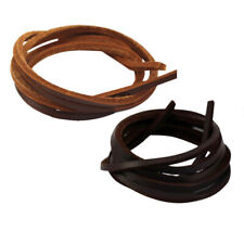 Leather shoelaces mens for sale  Shipping to Ireland