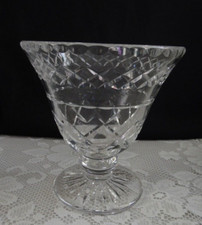 Crystal footed trumpet for sale  HAWICK