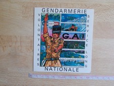 Autocollant gendarmerie nation d'occasion  Toulon-