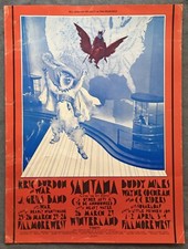 Pôster BG-275 1971 Eric Burdon & War Santana Buddy Miles Fillmore Winterland comprar usado  Enviando para Brazil