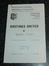 Hastings utd barry for sale  UK