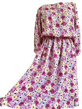 Vtg dress floral for sale  BRIGHTON