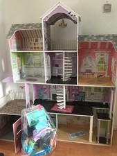 Wooden dolls house for sale  LUTON