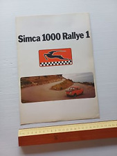 Simca 1000 rallye usato  Vimodrone