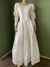 Vestido de Noiva Vintage BERKERTEX BRIDES Vestido de Noiva Tafetá Princesa Prairie comprar usado  Enviando para Brazil
