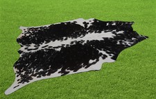 Tapete de couro de vaca 100% genuíno tapete de área couro 25,78 pés quadrados (64"x58") A-764 comprar usado  Enviando para Brazil