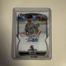 2023 Bowman Tim Elko 1st Bowman Prospect Auto #PPA-TE White Sox comprar usado  Enviando para Brazil