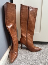 Brown faux leather for sale  CRAWLEY