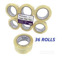 Fita de embalagem resistente 36 rolos total 3960Y, transparente 2Mil 2"x110Y ultra forte comprar usado  Enviando para Brazil