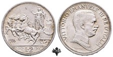 2 lire 1916 usato  Cremona