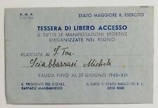 60917 tessera libero usato  Palermo