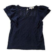 Blusa de ombro loft ilhós puff azul marinho tamanho G pequena comprar usado  Enviando para Brazil