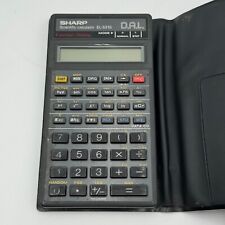 Calculadora científica portátil Sharp preta EL-531G Advanced DAL com estojo de couro comprar usado  Enviando para Brazil