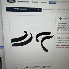 Alargadores de para-lama Bronco 21-24 moldura arco de roda fabricante de equipamento original muito bom comprar usado  Enviando para Brazil
