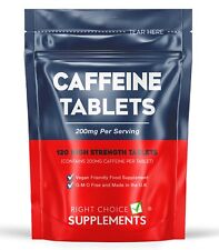 Caffeine 200mg 120 for sale  LOANHEAD