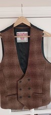 Harris tweed waistcoat for sale  LEEDS