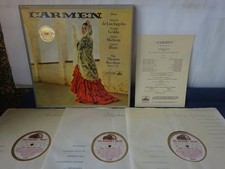 W/G ED1 BIZET - CARMEN 3LP BOX, Beecham, de Los Angeles, EMI SLS 755 ASD 331-333 segunda mano  Embacar hacia Mexico
