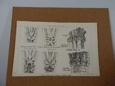 Antique architects print for sale  ROSSENDALE