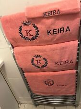 Personalised towels customised for sale  CRAWLEY
