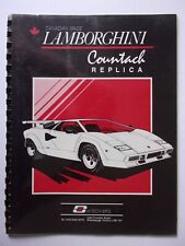 Kit de réplica Lamborghini Counttach original 1988 folheto encadernado em espiral - Hi Tech MFG comprar usado  Enviando para Brazil