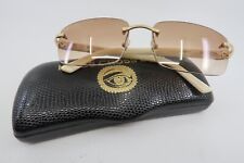 Gafas de sol vintage Cartier PARIS C-Decor sin montura con lados de acetato Francia 52-16 segunda mano  Embacar hacia Argentina