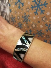 Bracciale mosaico abalone usato  Sorso