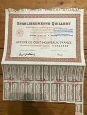 Ets quillery d'occasion  Expédié en Belgium
