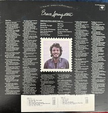 Usado, Bruce Springsteen Greetings From Ashbury Park LP  promo timing strip 1973 *rare* comprar usado  Enviando para Brazil