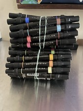 LOTE MISTO 57 marcadores de arte Prismacolor Premier ponta dupla fina e cinzel ponta comprar usado  Enviando para Brazil