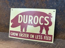 Vintage sign durocs for sale  USA