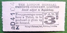 Lgoc ticket london for sale  BURY ST. EDMUNDS