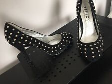 Black suede studded for sale  IPSWICH