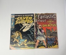 Fantastic Four #48 And Silver Surfer #4 Lote 1966, 1968 1º Surfista Prateado comprar usado  Enviando para Brazil