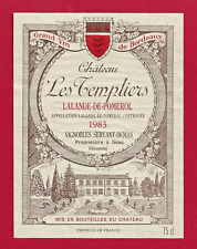 Etiquette bordeaux lalande d'occasion  Albertville