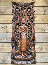 88cm buddha holz gebraucht kaufen  Münster
