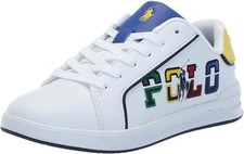 Tênis Polo Ralph Lauren Heritage Court III Gráfico Juvenil Infantil 6 (EUR 39) NOVO, usado comprar usado  Enviando para Brazil
