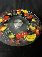 Art Works 12” vidro temperado - tampo de mesa Lazy Susan - design de frutas vibrantes comprar usado  Enviando para Brazil