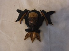 Almofada de broche de madeira esculpida à mão floresta negra ninho de andorinha alemã antiga #R comprar usado  Enviando para Brazil