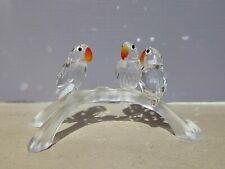 Swarovski crystal lovebirds for sale  BALLYCASTLE