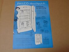 1949 philco refrigerator for sale  North Adams