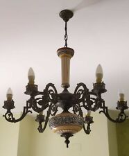 Lampadario bronzo porcellana usato  Corigliano Rossano