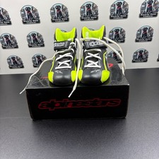 Tênis de corrida Alpinestars Tech-1 K S Youth Kart EUA 12.5 preto amarelo branco na caixa, usado comprar usado  Enviando para Brazil