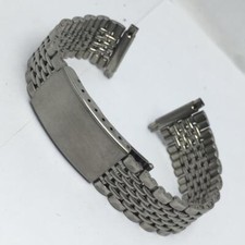 Usado, Elos de extremidade ajustáveis 16 mm 18 mm 20 mm 22 mm miçangas de arroz pulseira de relógio IMA296 comprar usado  Enviando para Brazil