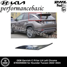 Guarnição fabricante de equipamento original C Pillar LH cromado esquerdo 87850N9000 para Hyundai Tucson 2022-2024 comprar usado  Enviando para Brazil