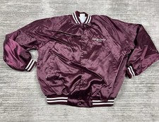 Jaqueta Auburn Sportswear Masculina XL Vermelha Bombardeiro Itchtucknee Springs Flórida Vintage, usado comprar usado  Enviando para Brazil