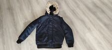 Parka doudoune bleu d'occasion  Bréhand